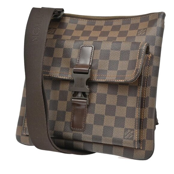LOUIS VUITTON LV Melville Shoulder Bag Damier Ebene Brown GHW N51127 11KB019 - Picture 1 of 14